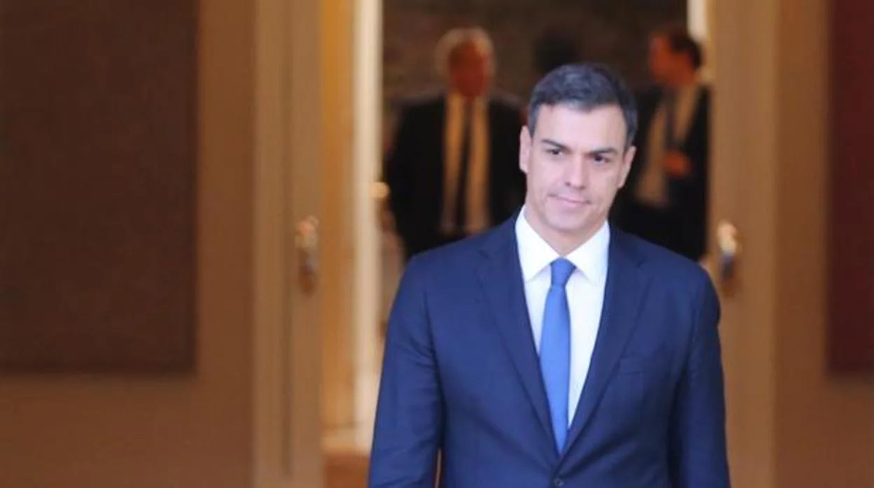 Pedro Sánchez como nuevo presidente del Gobierno en La Moncloa