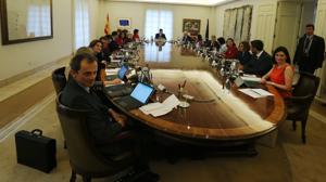 Primera reunión del consejo de ministros del nuevo gobierno de Pedro Sánchez