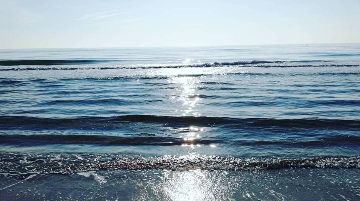 Imagen tomada en la playa del Cabanyal de Valencia