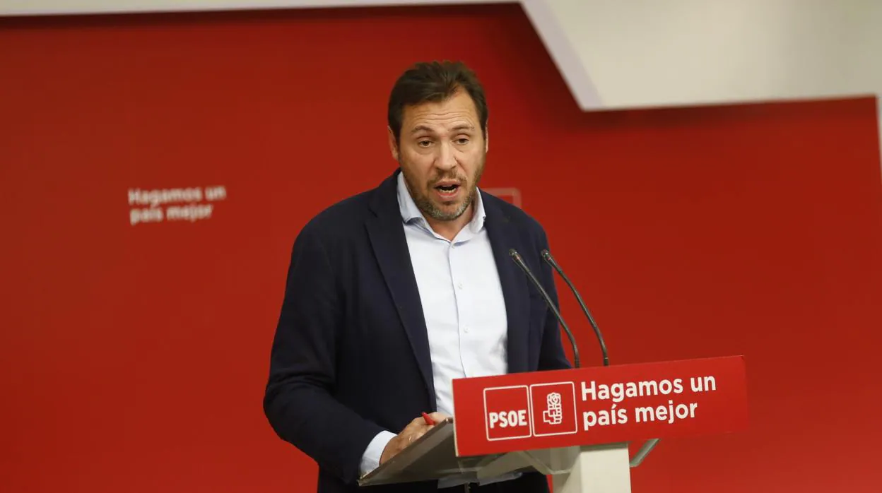 El alcalde de Valladolid y portavoz del PSOE, Óscar Puente