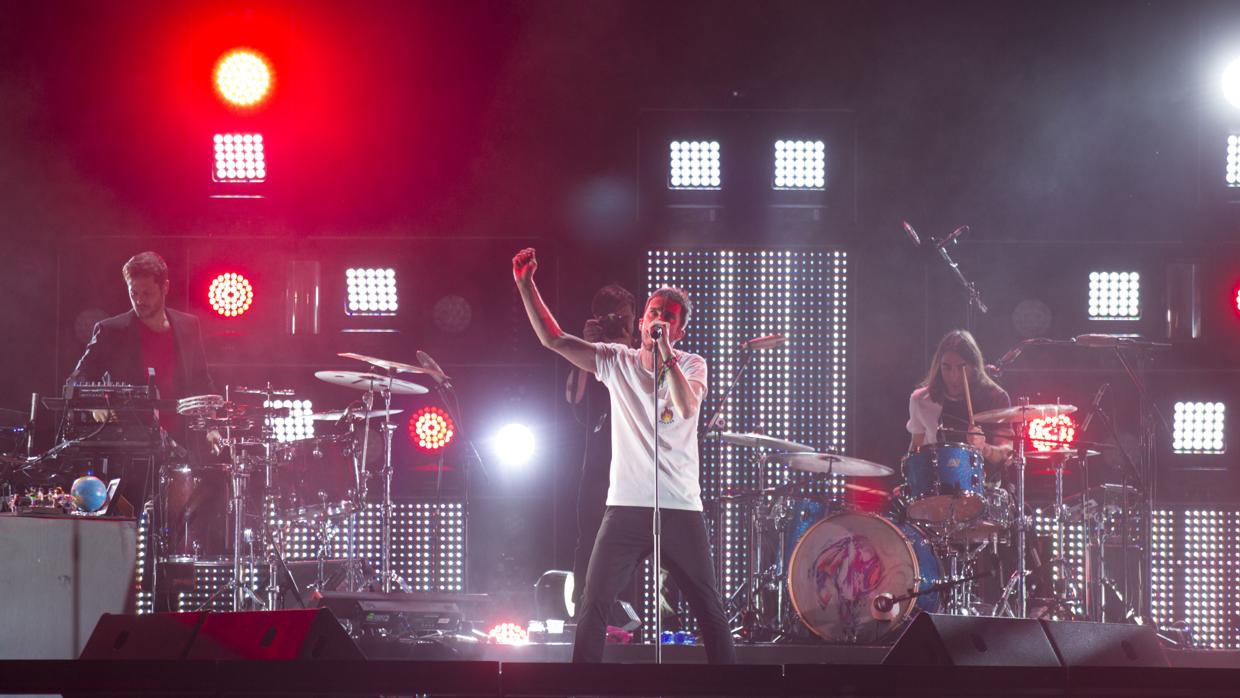 El grupo Vetusta Morla, durante el concierto