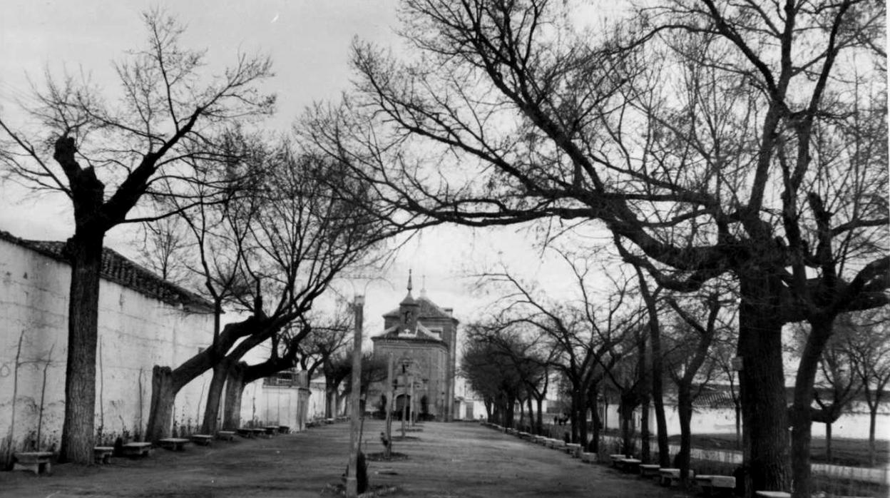 Paseo y Ermita del Cristo de la localidad de Madridejos, municipio donde residían Leocadia Moreno Cid y su agresor (Foto, Diputación Provincial de Toledo)