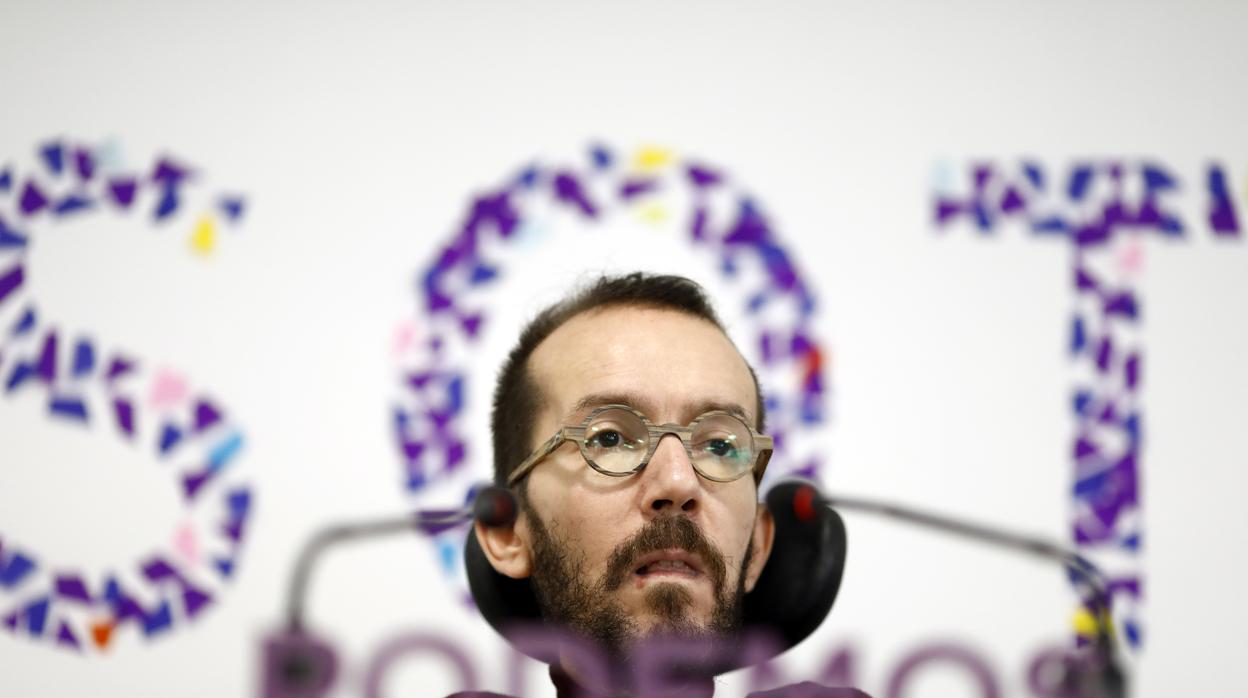 El secretario de Organización de Podemos, Pablo Echenique, en una imagen de archivo