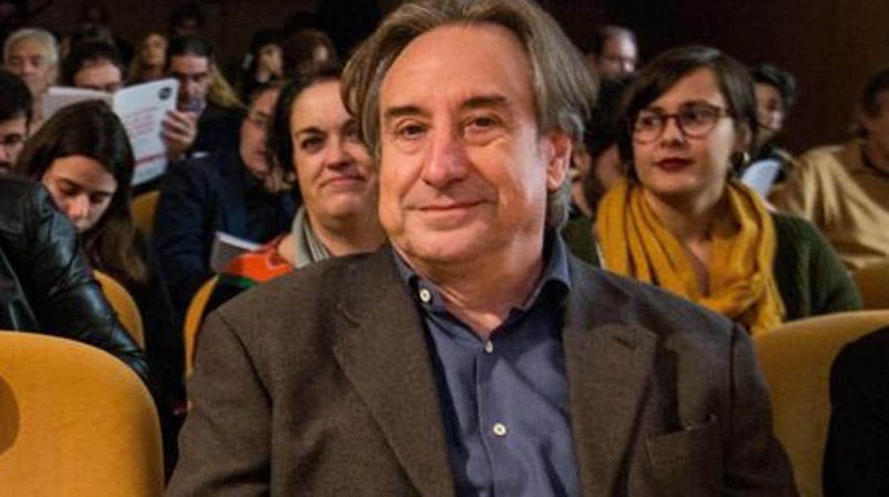 El actor Juanjo Puigcorbé, en un acto político
