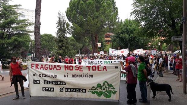 Manifestación en Guadalajara contra la condena a los jóvenes de Fraguas