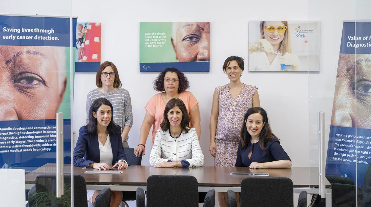 Integrantes de la empresa Amadix de Valladolid