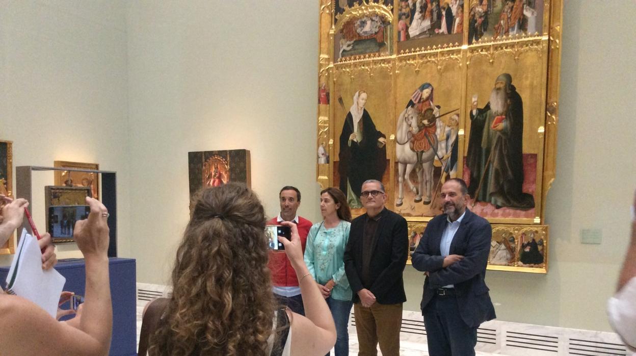 Imagen de presentación conjunta de obras del IVAM y del Museo de Bellas Artes