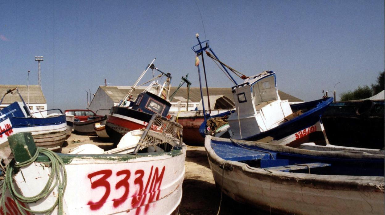 Pateras en el Puerto de Santamaría