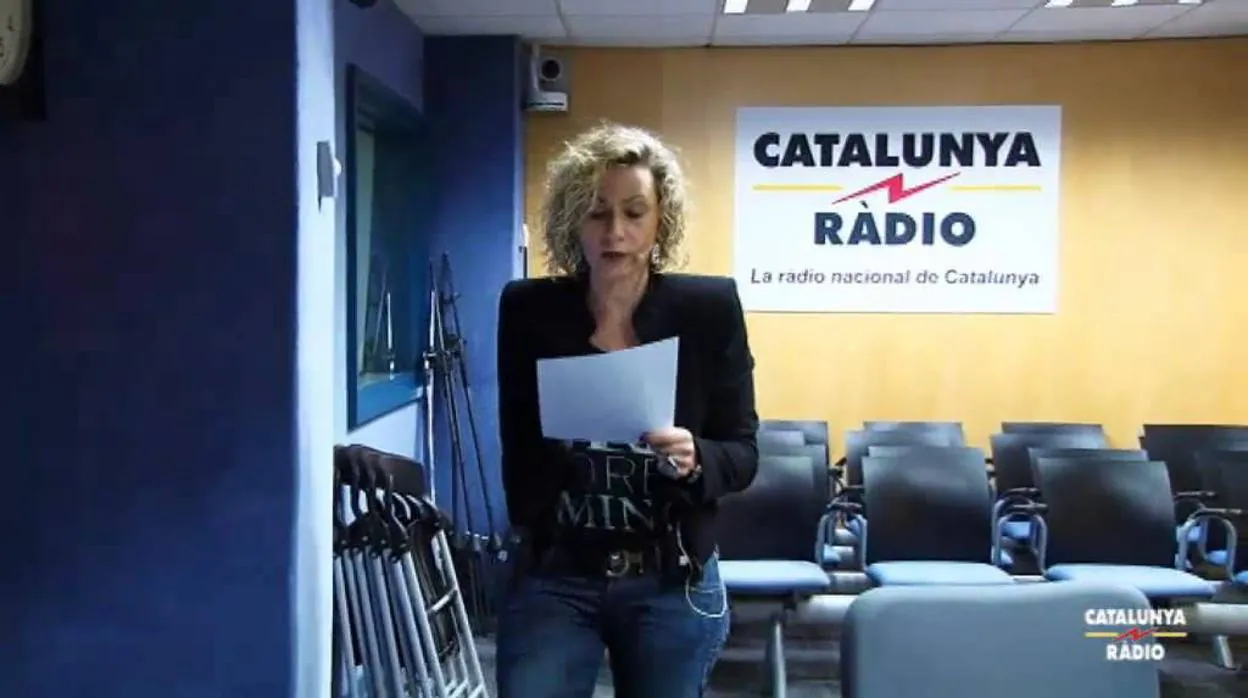 Terribas, en el estudio de Catalunya Ràdio