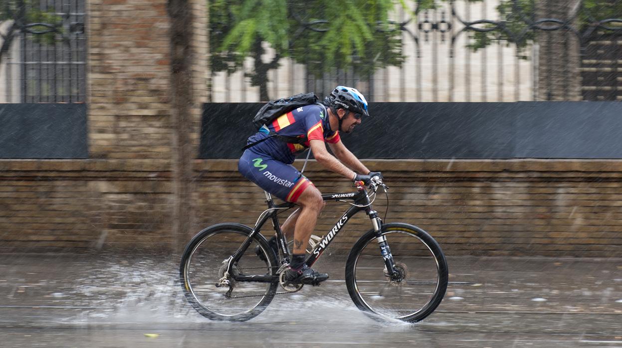 Imagen de archivo de lluvia en los meses de verano