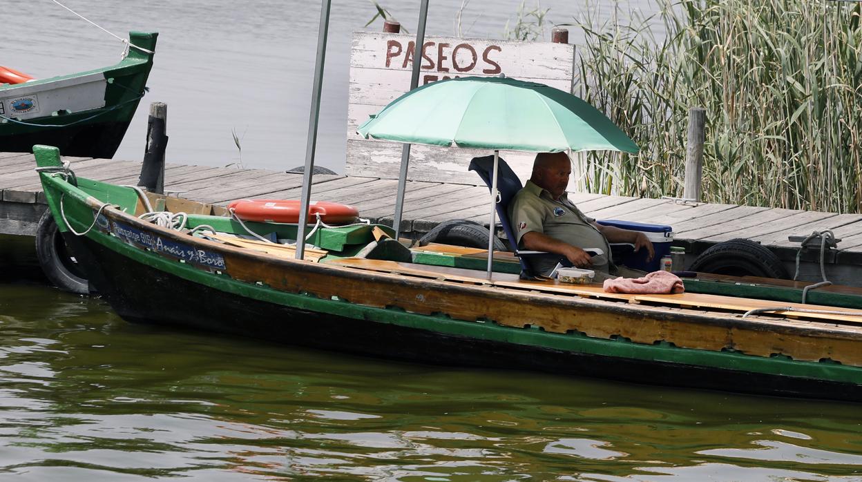 Altas temperaturas en la albufera de Valencia este domingo