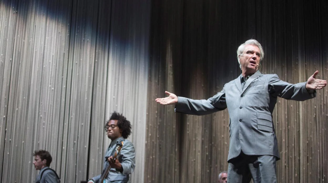 David Byrne, durante su actuación en el Cruïlla