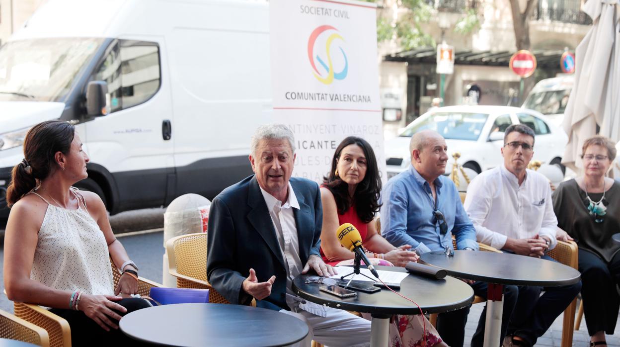 Imagen de la presentación del movimiento Sociedad Civil Valenciana