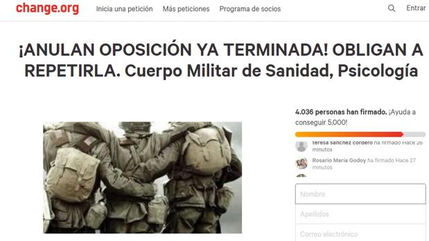 La repetición de una oposición militar para favorecer la igualdad perjudica a seis mujeres