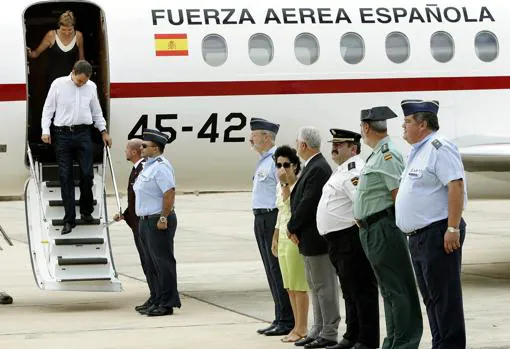 Rodríguez Zapatero, en un viaje oficial a Lanzarote en 2005