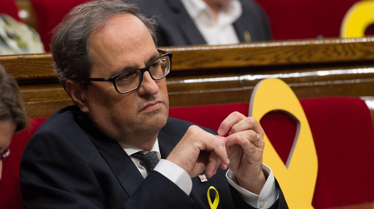 El presidente de la Generalitat, Quim Torra