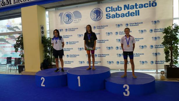 Andrea García-Asenjo consiguió la medalla de plata en el Campeonato de España de Natación