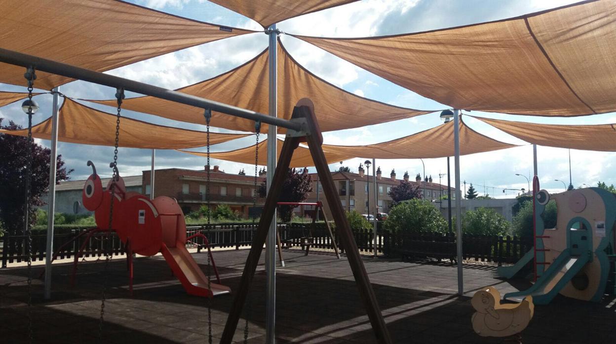 Uno de los parques en Doñinos de Salamanca