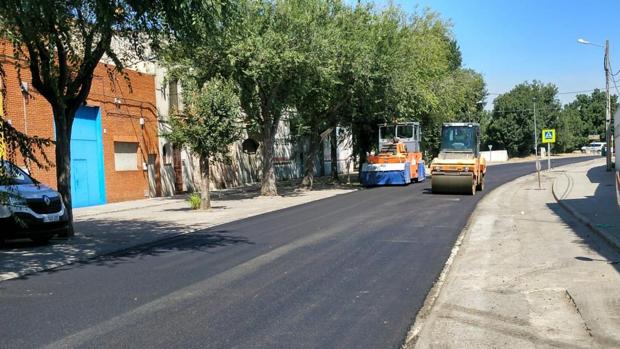 La Junta termina la pavimentación de calle Alcaudete en Talavera