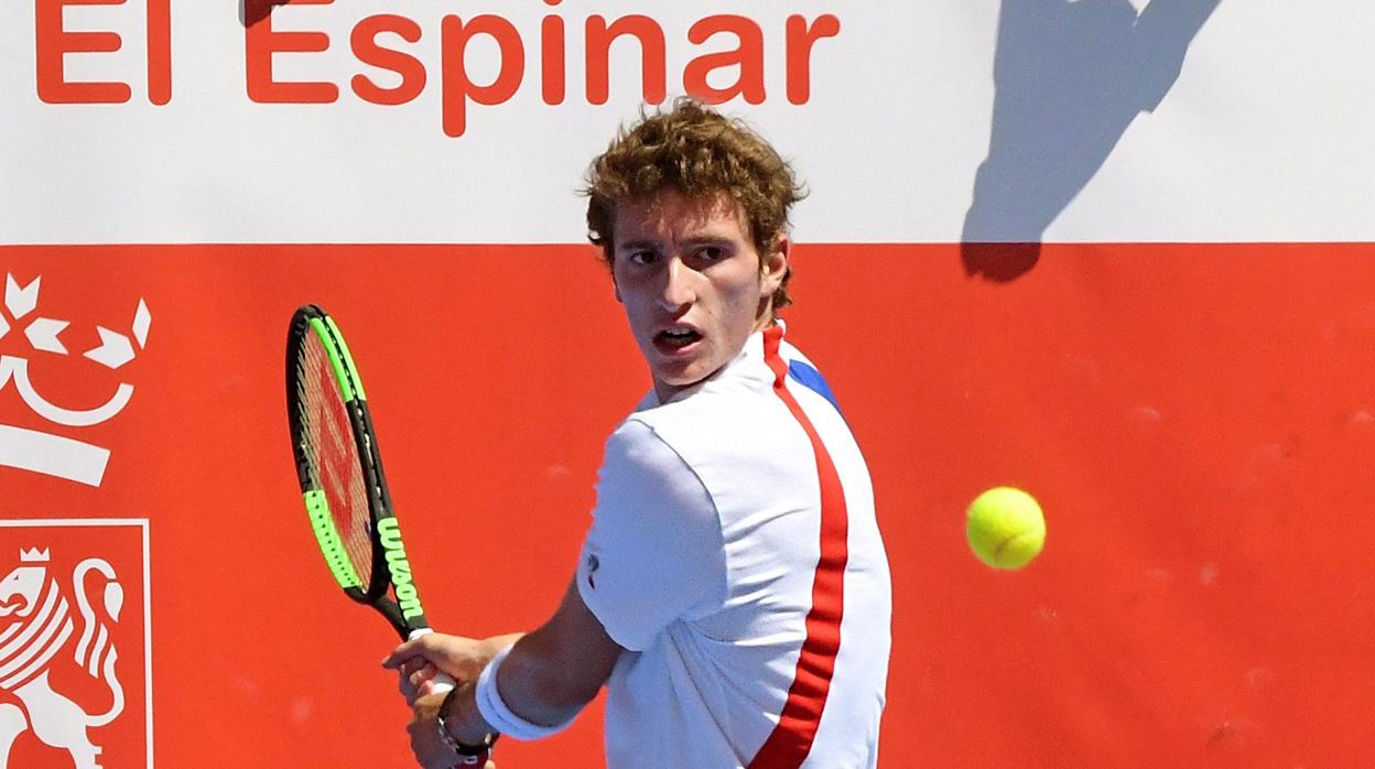 El tenista francés Ugo Humbert en la final del Open Castilla y León