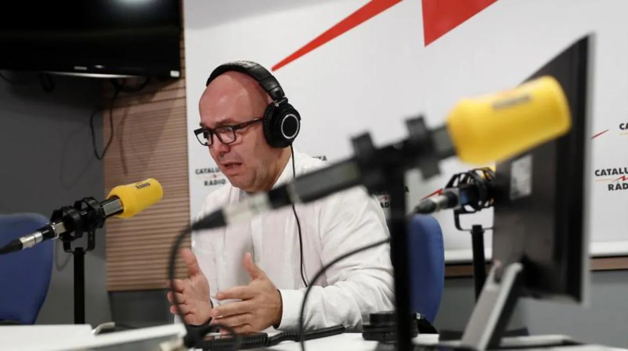 Gonzalo Boye durante su entrevista en Catalunya Ràdio