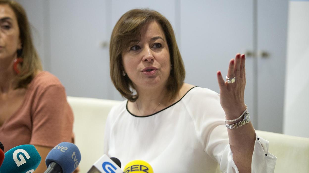 La secretaria xeral de Igualdade, Susana López Abella, en rueda de prensa