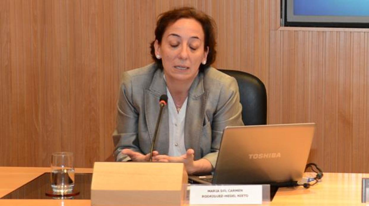 La juez que instruye el caso máster en Madrid, Carmen Rodríguez-Medel, en imagen de archivo