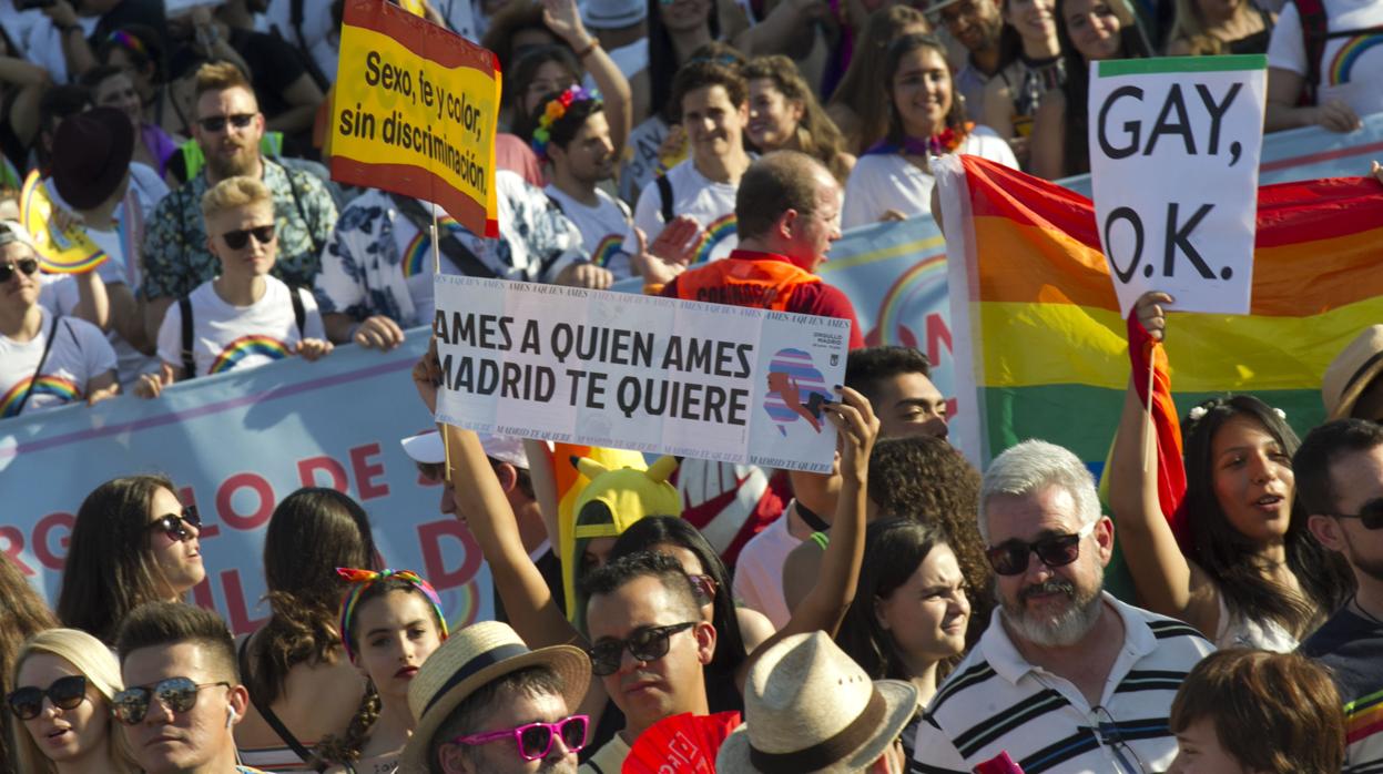 Imagen de archivo de la manifestación del día del Orgullo Gay