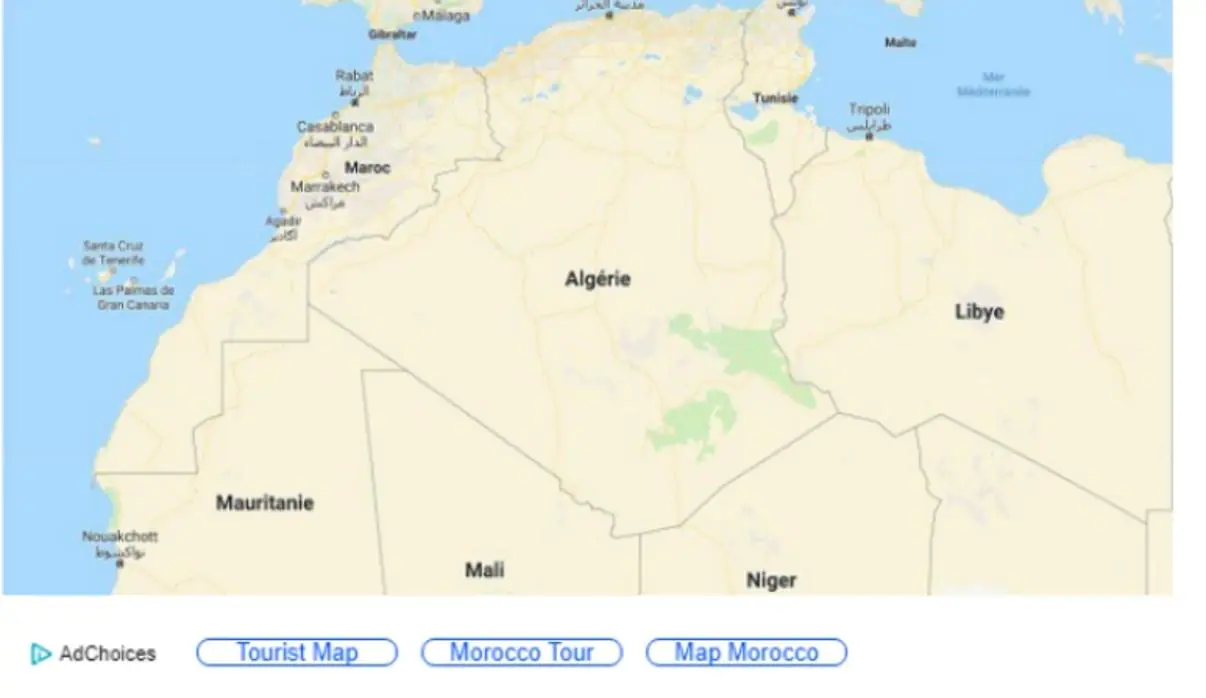 Google Maps quita la línea que separa Marruecos del Sáhara