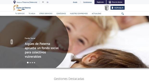 Aigües de Paterna lanza su nueva web para hacer fácil e intuitivo el acceso a las gestiones más demandadas