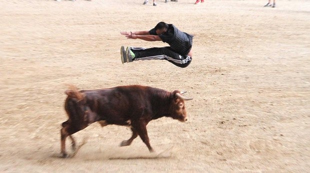 Cuatro heridos durante el primer encierro de las fiestas de Leganés, uno de ellos grave