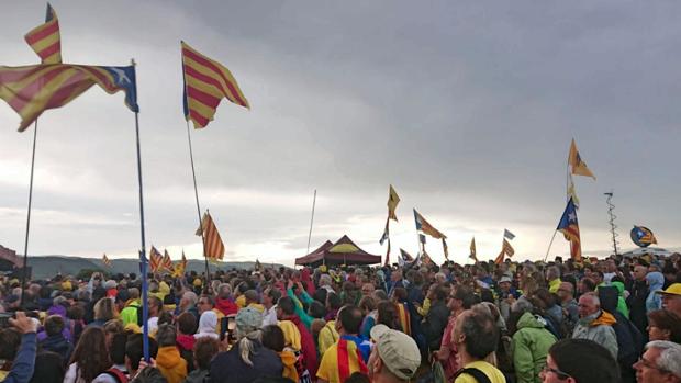 El independentismo relega a las víctimas del terrorismo en su acto de homenaje a Joaquim Forn