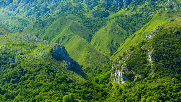 Un gallego resulta herido tras sufrir una caída de 70 metros en los Picos de Europa