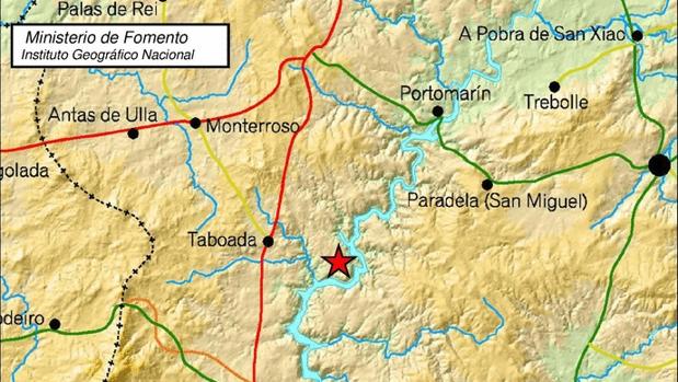 Un terremoto de 4,1 grados sacude parte de Galicia durante la madrugada