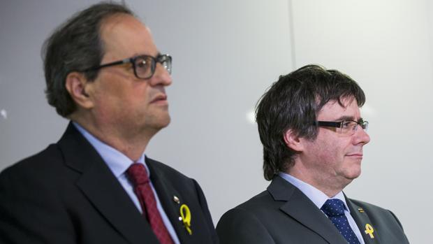 Torra, tras recibir instrucciones de Puigdemont: «Queremos hacer la república, no será un otoño normal»