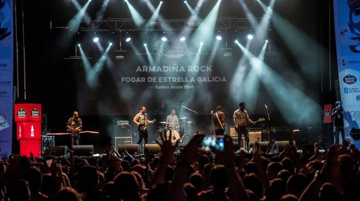 Imagen de la edición pasada del festival Armadiña Rock