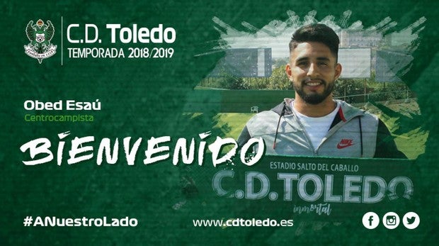 El Toledo ficha a Germán Camacho y recupera a Obed para la nueva temporada