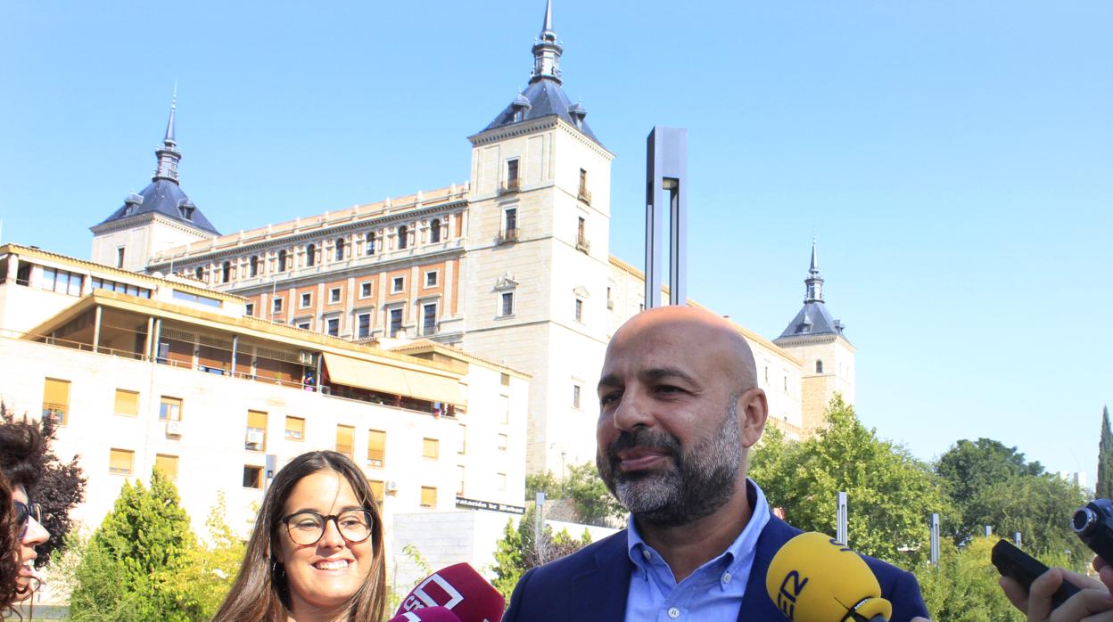 García Molina, durante la rueda de prensa