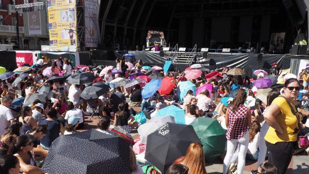 Locura para ver a Operación Triunfo en Valladolid