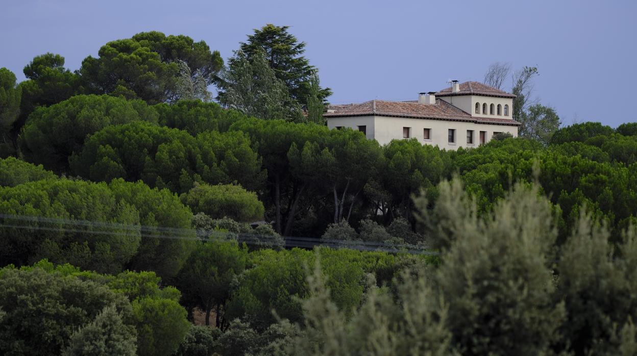 El edificio de la finca Palacio Valdés de Tres Cantos