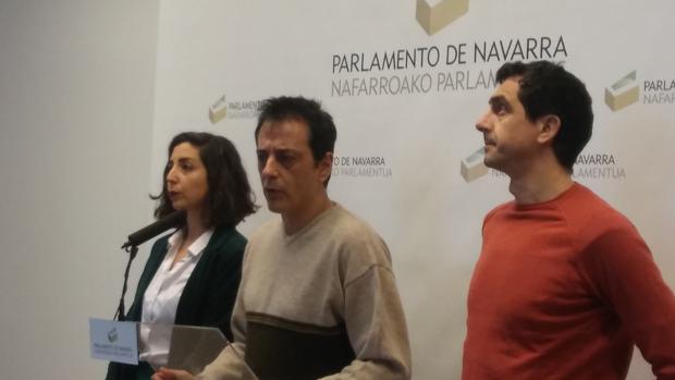 Representantes políticos del parlamento de Navarra