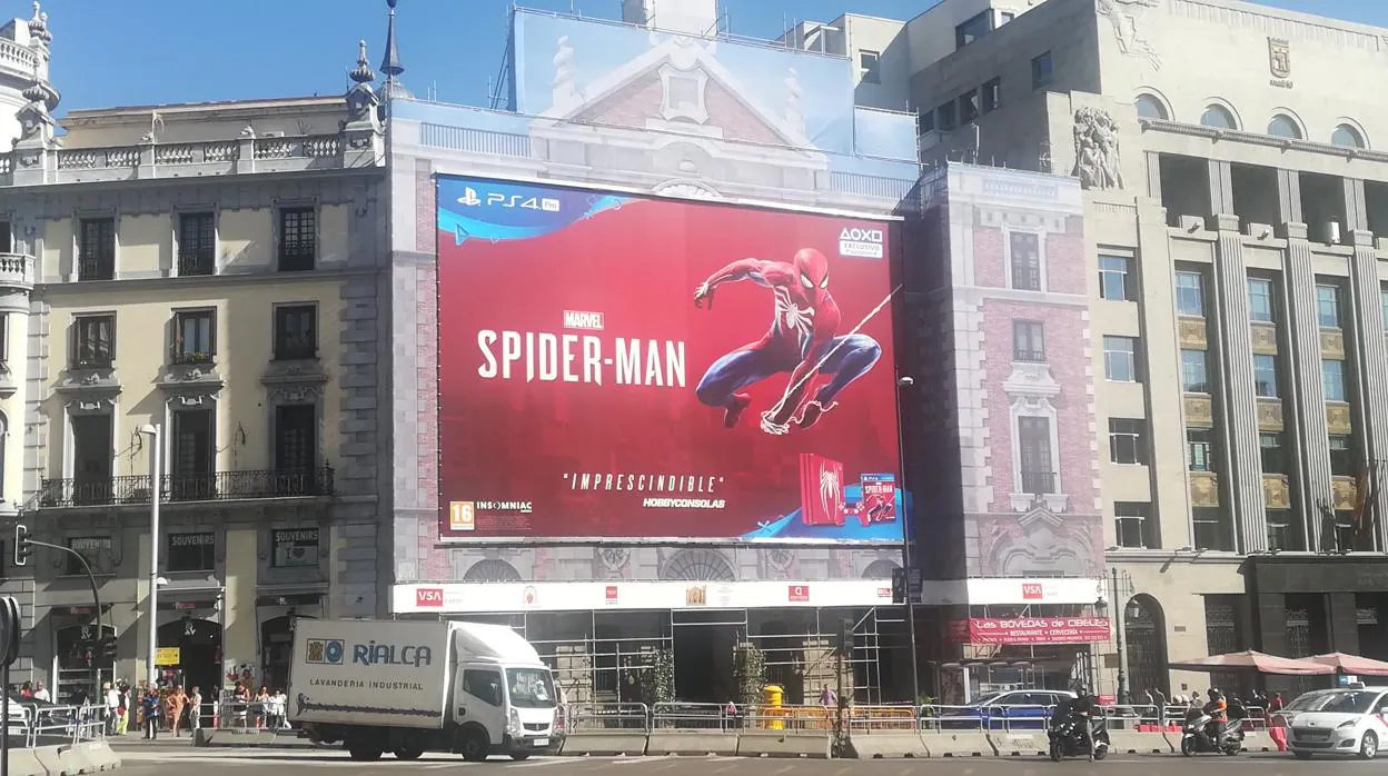 Spiderman se instala ahora en «la iglesia de la peste»