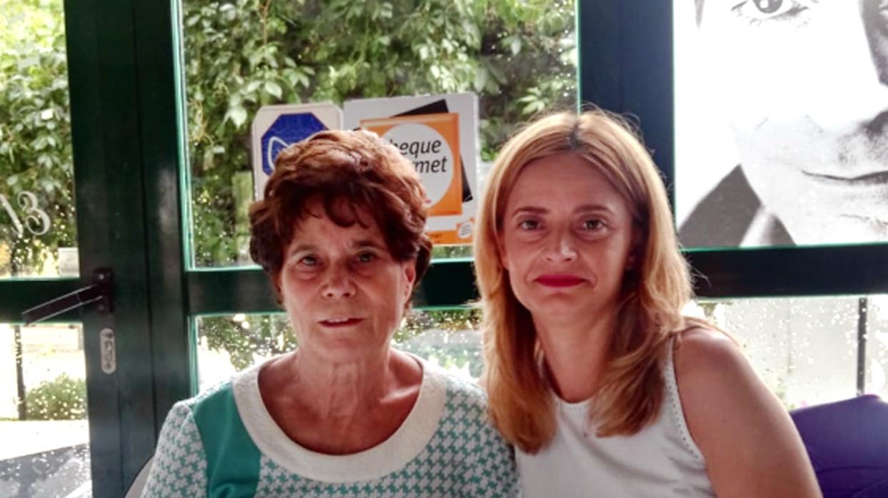 Pilar y Ana Belén durante su encuentro a comienzos de septiembre en Aranjuez