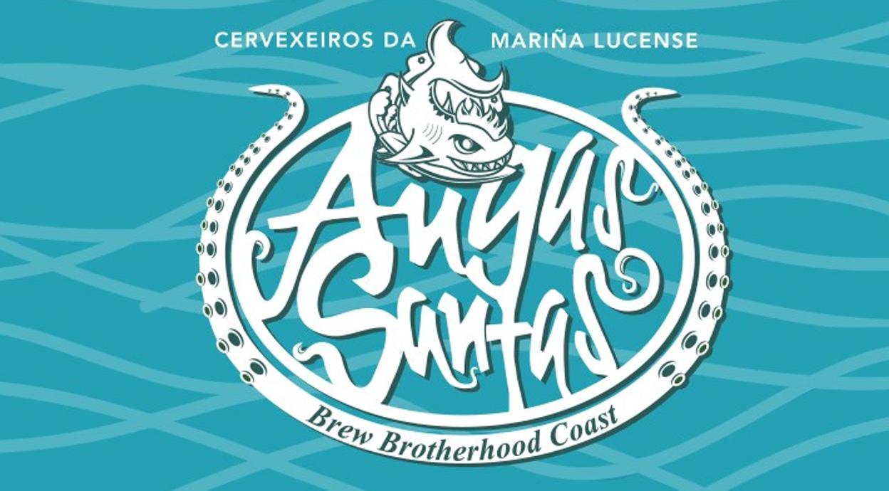 Logo de Augas Santas, la cervecera artesanal de A Mariña