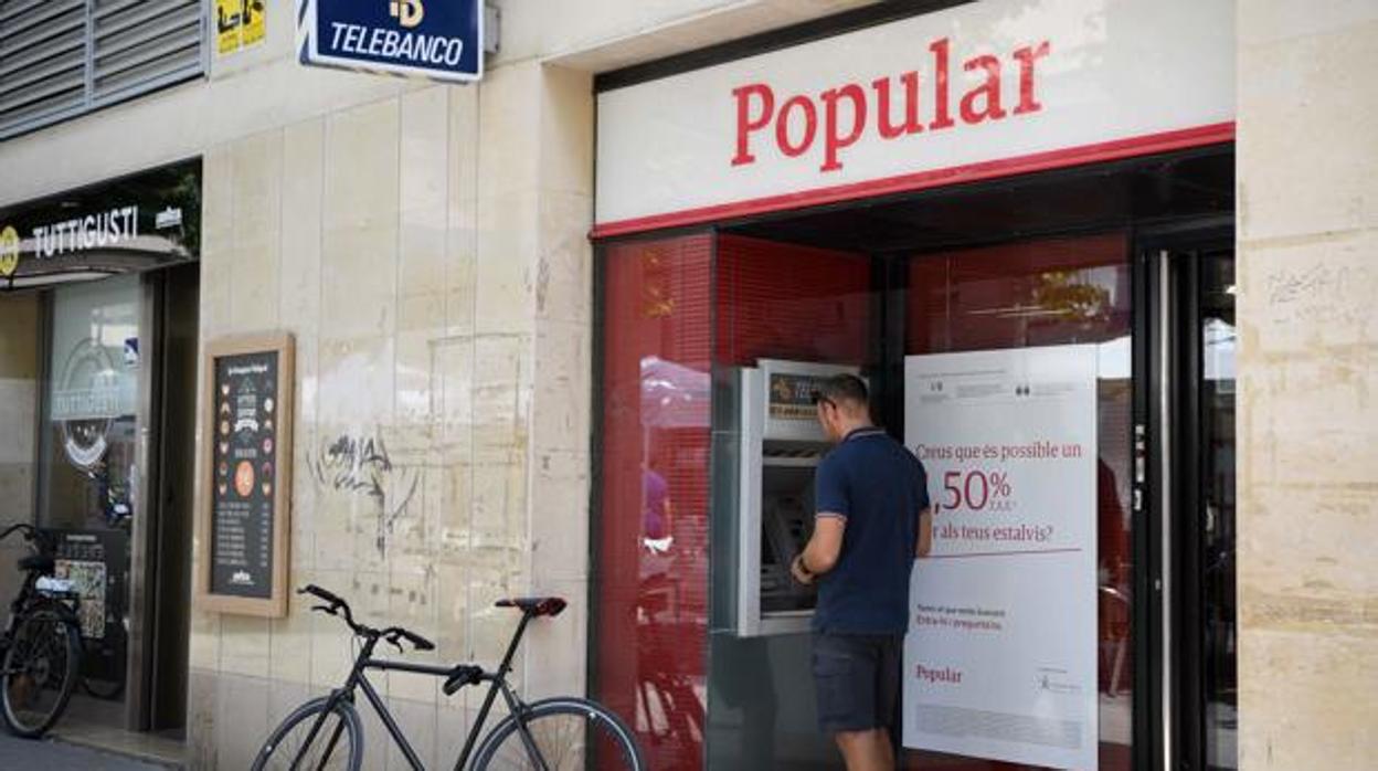 Una oficina del Banco Popular