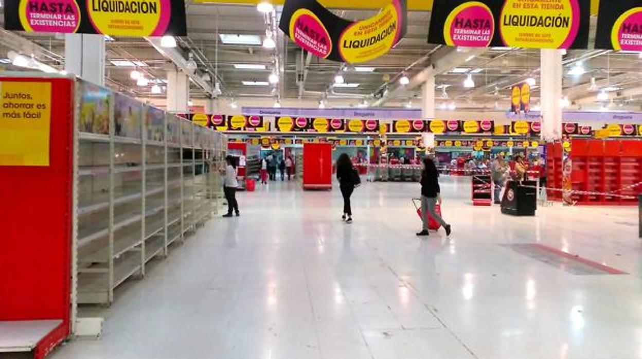 Imagen de archivo de un supermercado