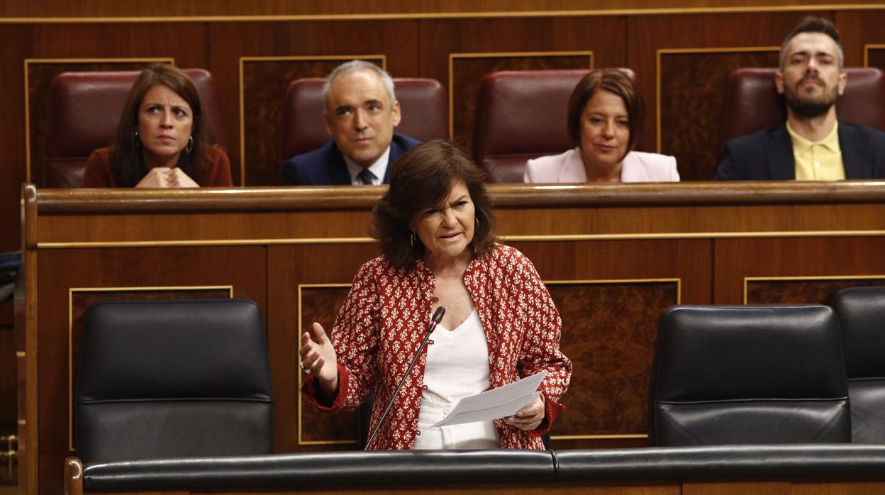 Carmen Calvo, vicepresidenta del Gobierno