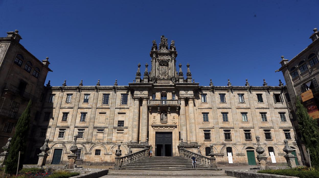 La iglesia de San Martín Pinario, en Santiago, sede del Instituto Teológico Compostelano