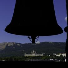 El Real Monasterio de El Escorial, visto desde la iglesia de San Bernabé