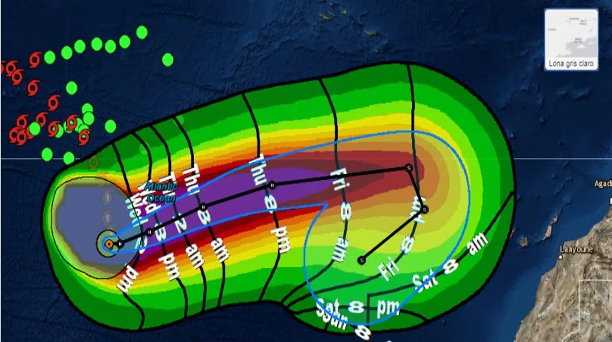 El huracán Leslie se fortalecerá durante las próximas horas
